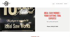 Desktop Screenshot of idealsaw.com