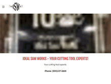 Tablet Screenshot of idealsaw.com